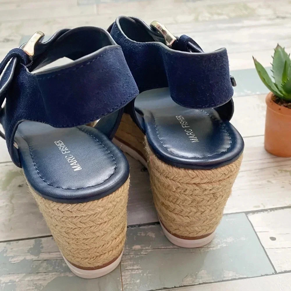 ⭐️Marc Fisher Zain Espadrille Wedge Sandal - Picture 6 of 8